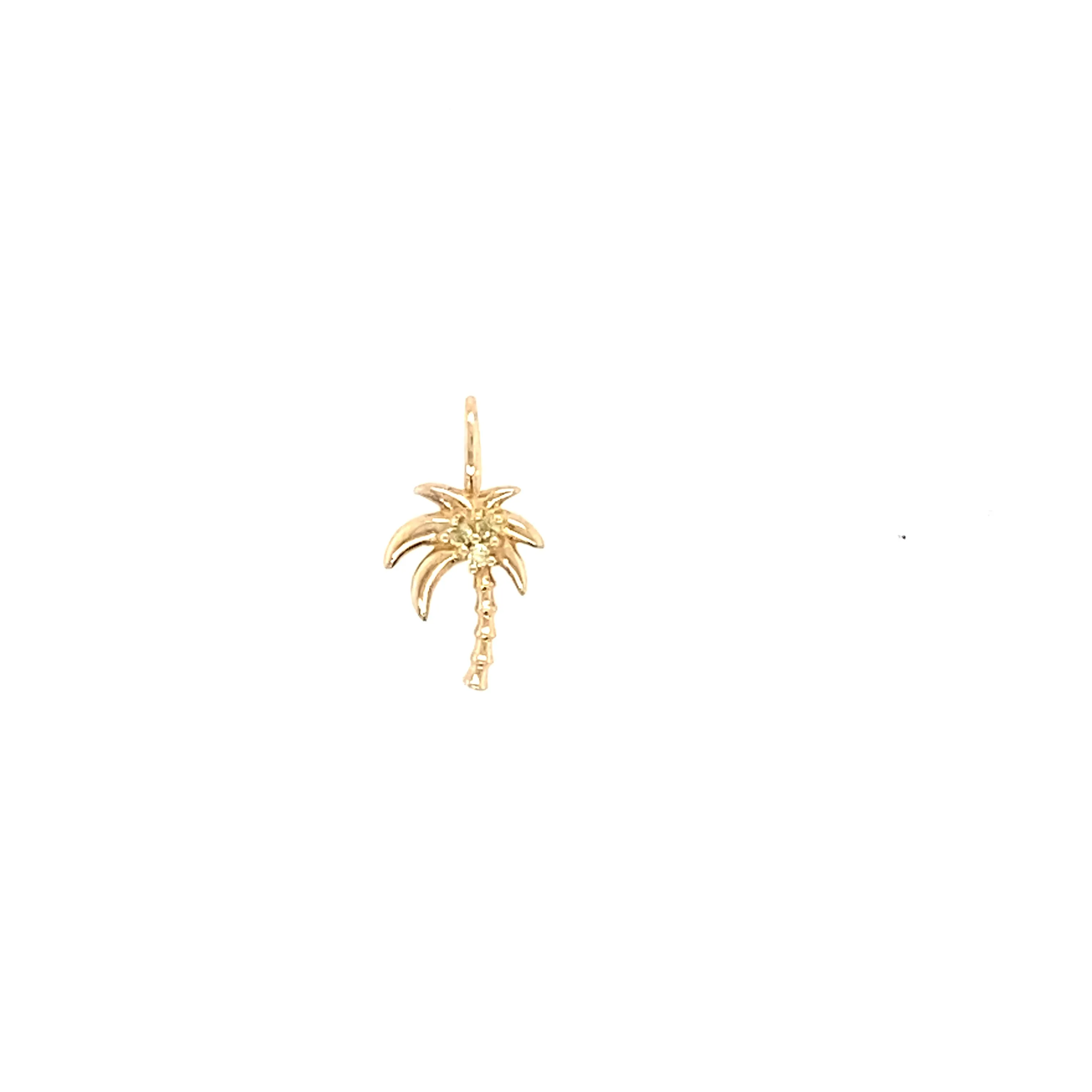 Gold Palm Tree Charm