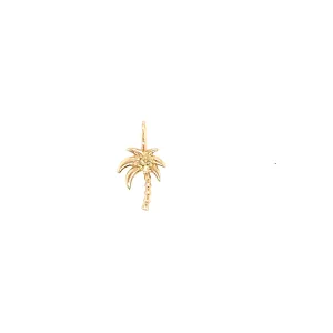 Gold Palm Tree Charm