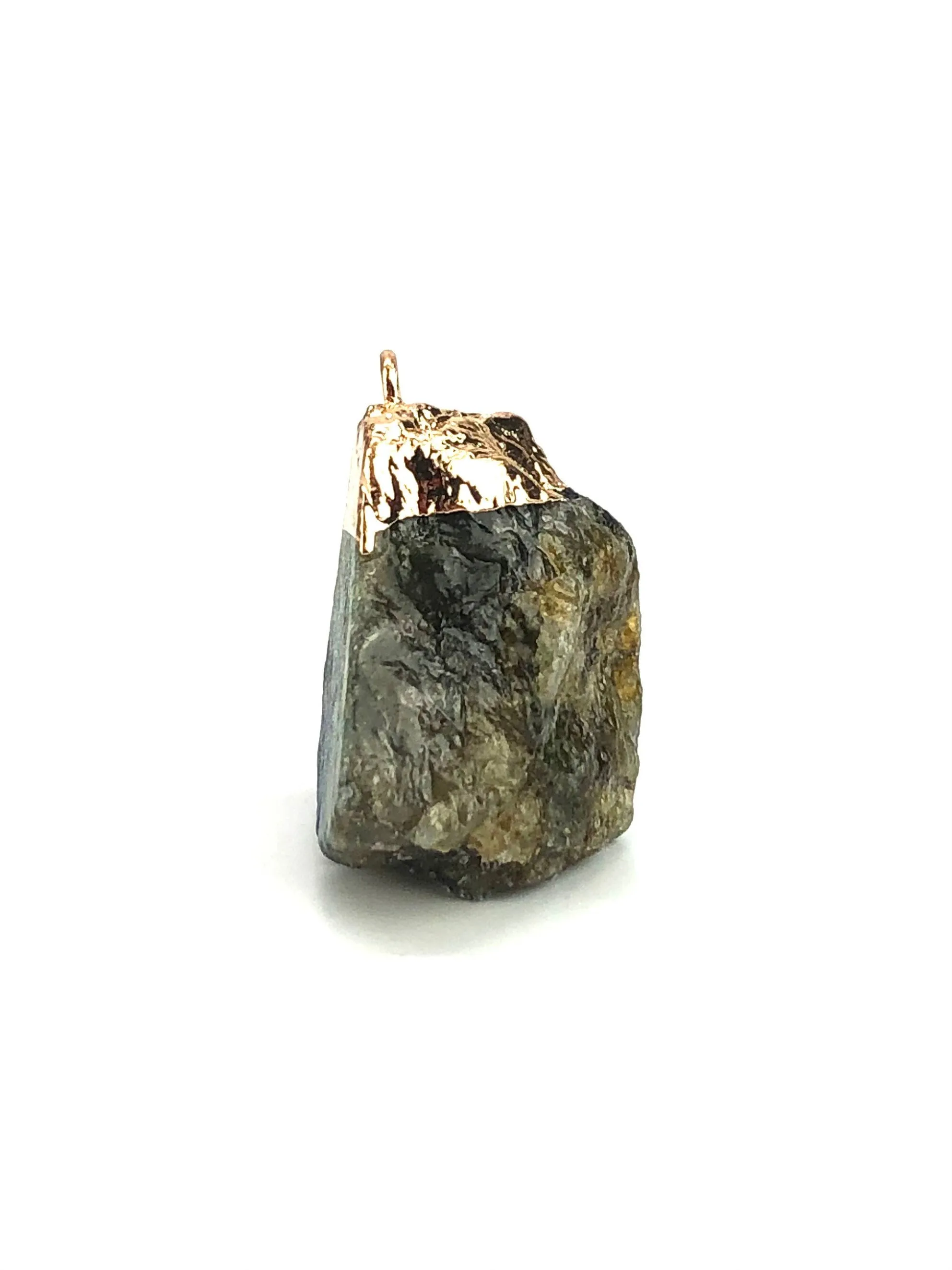 Green Quartz W/Gold Plating Sku#Q09-6