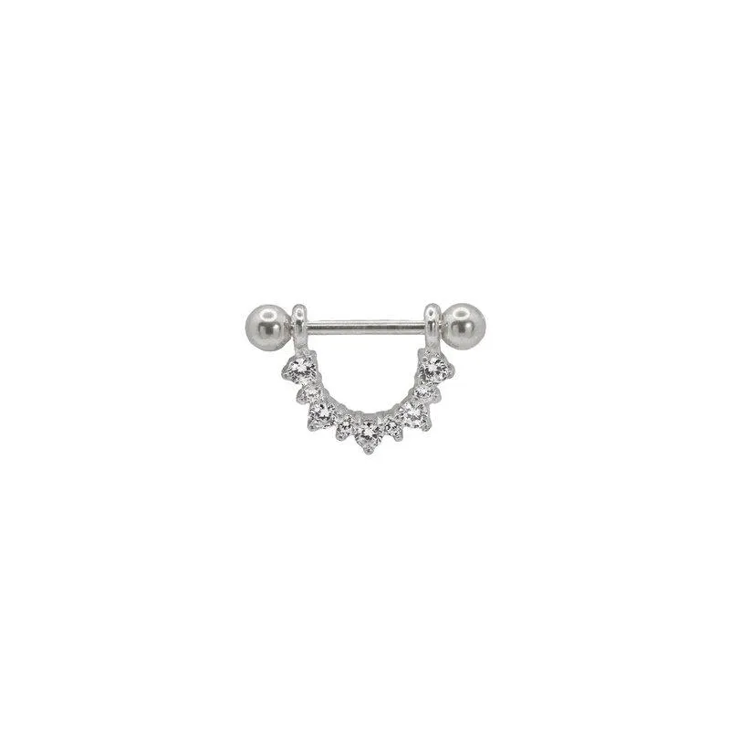 Honolulu CZ Nipple Piercing