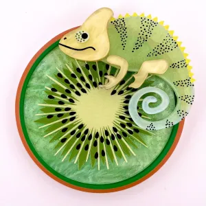 Kiwi 🥝 fruit - Brooch - Set of 4