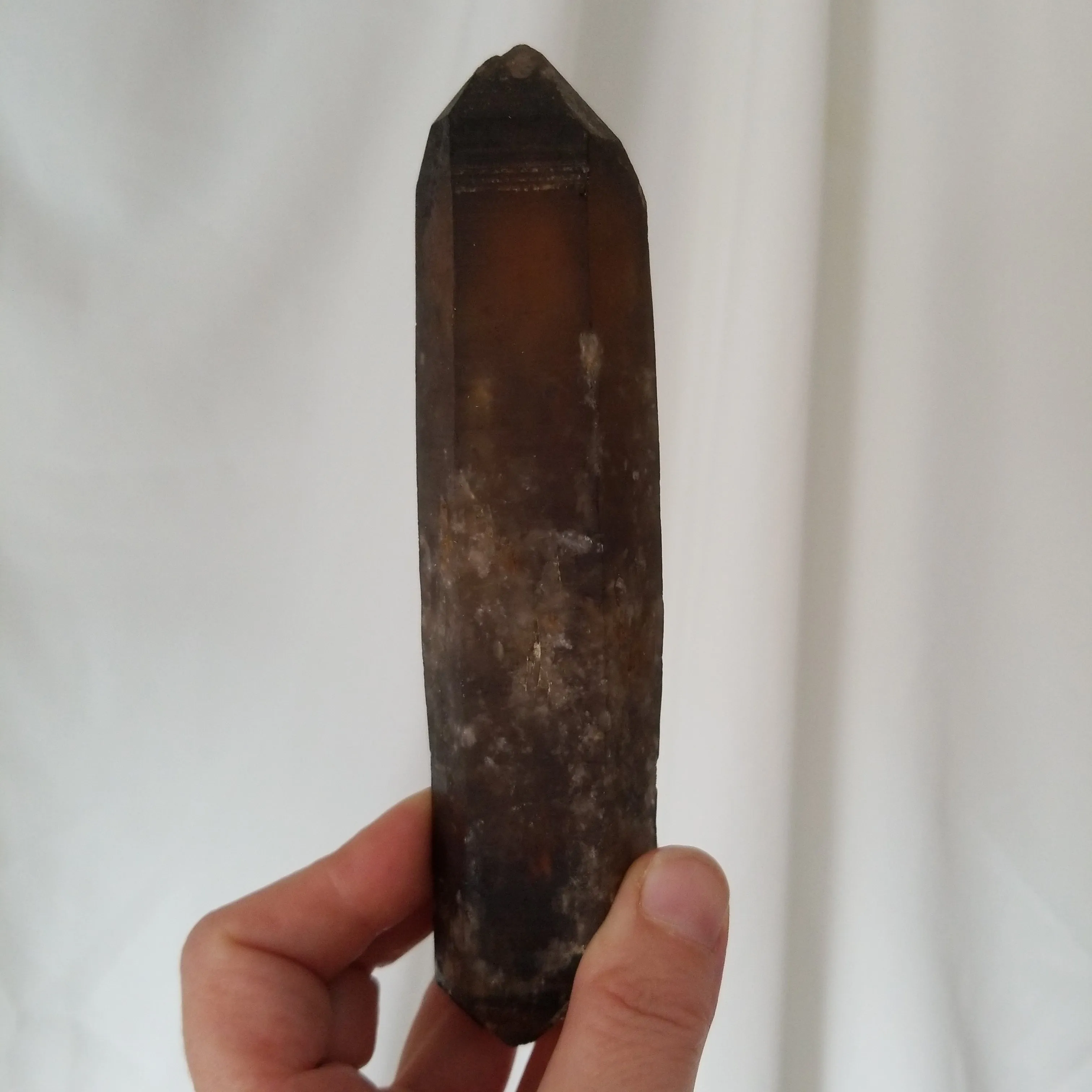 Large 6" Double Terminated Natural Citrine, Crystal Wand, Citrine Quartz From Mansa, Zambia, Citrine Points