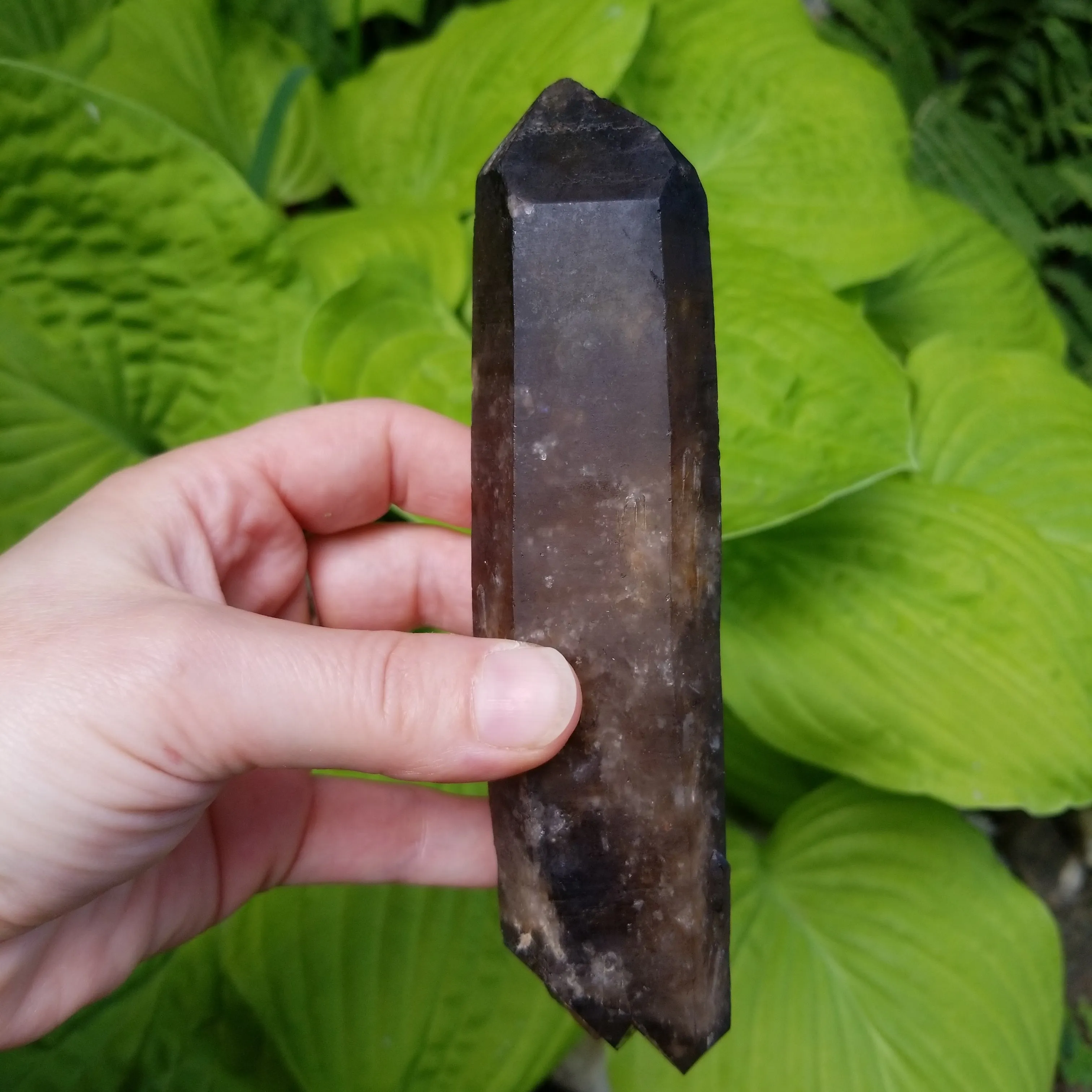 Large 6" Double Terminated Natural Citrine, Crystal Wand, Citrine Quartz From Mansa, Zambia, Citrine Points