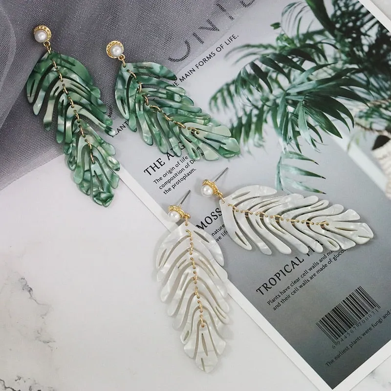 Leaves Dangle Earrings