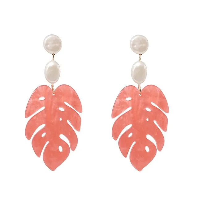 Leaves Dangle Earrings