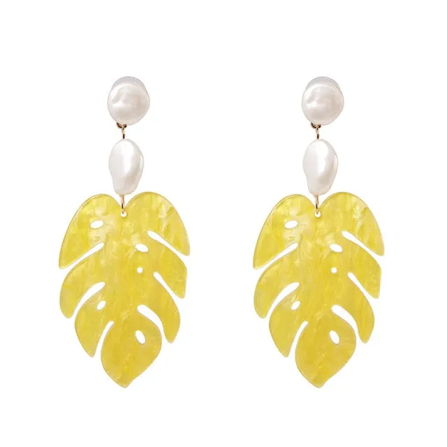 Leaves Dangle Earrings