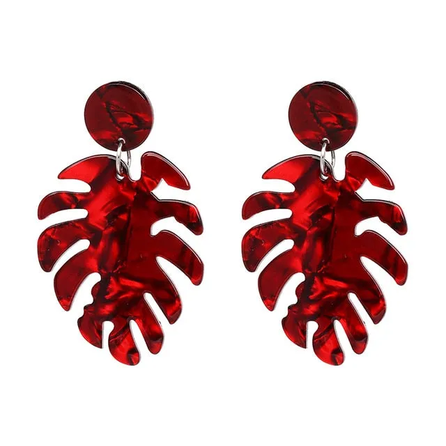 Leaves Dangle Earrings