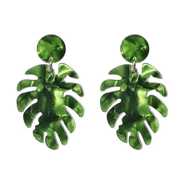 Leaves Dangle Earrings