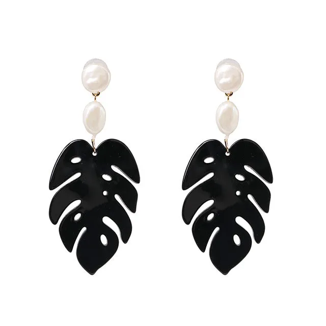 Leaves Dangle Earrings