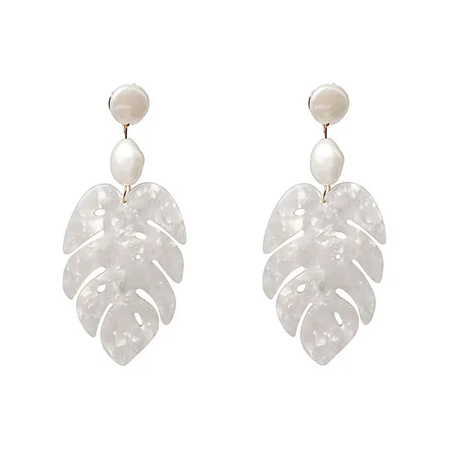 Leaves Dangle Earrings