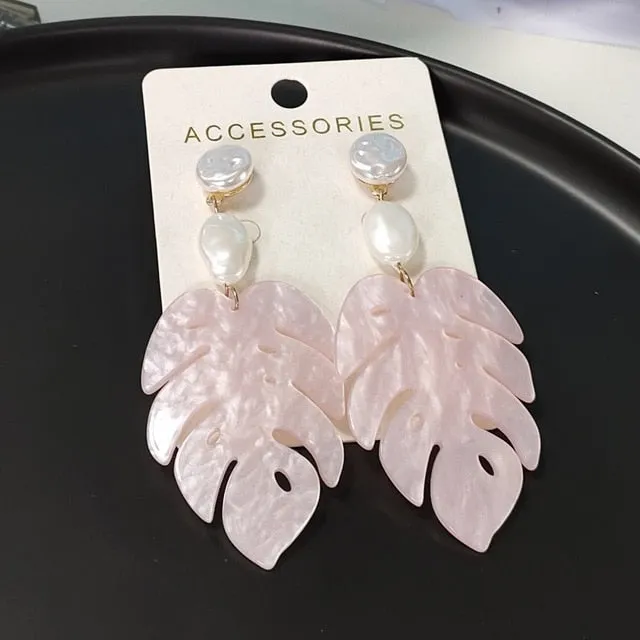 Leaves Dangle Earrings