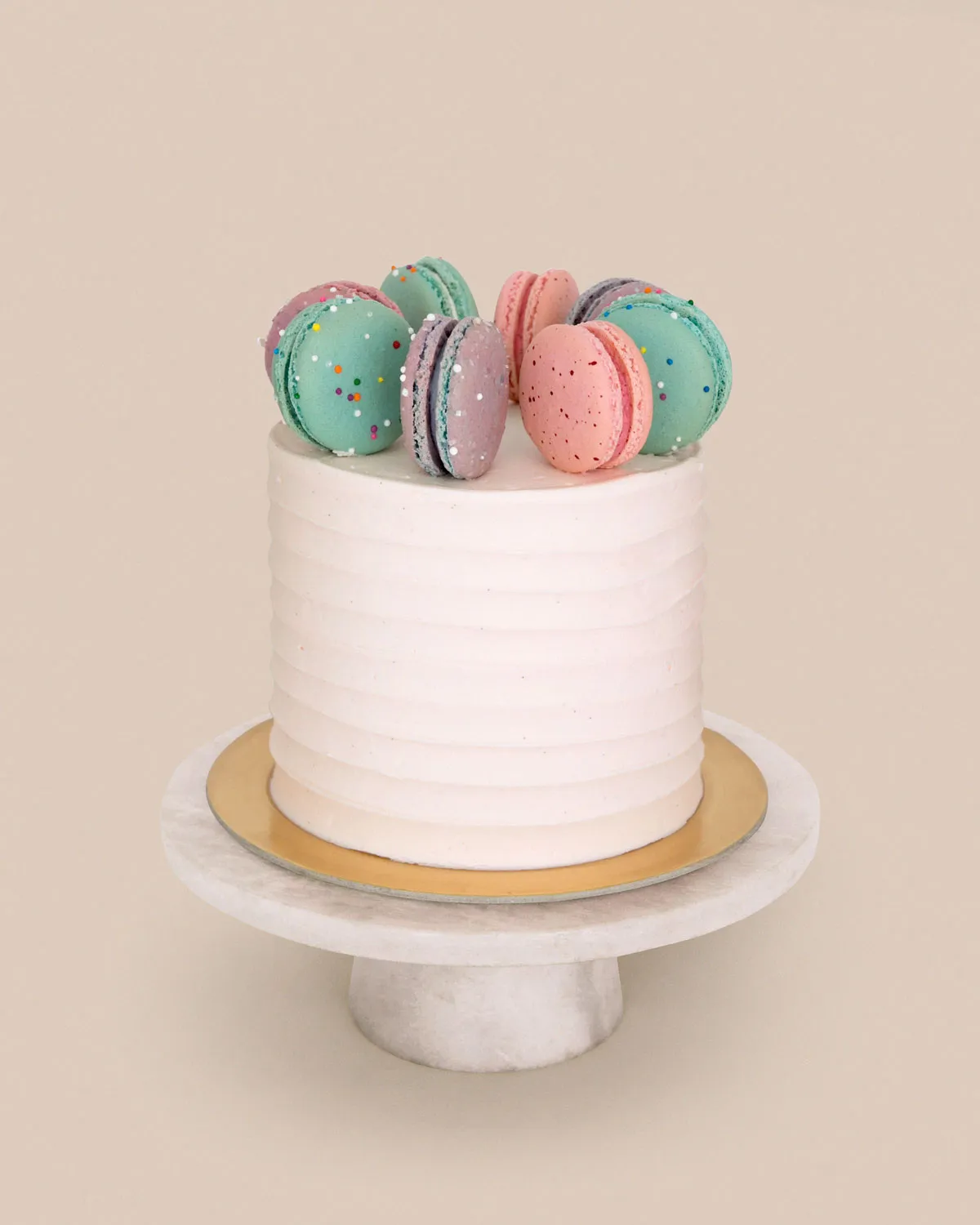 Macaron Crown Cake