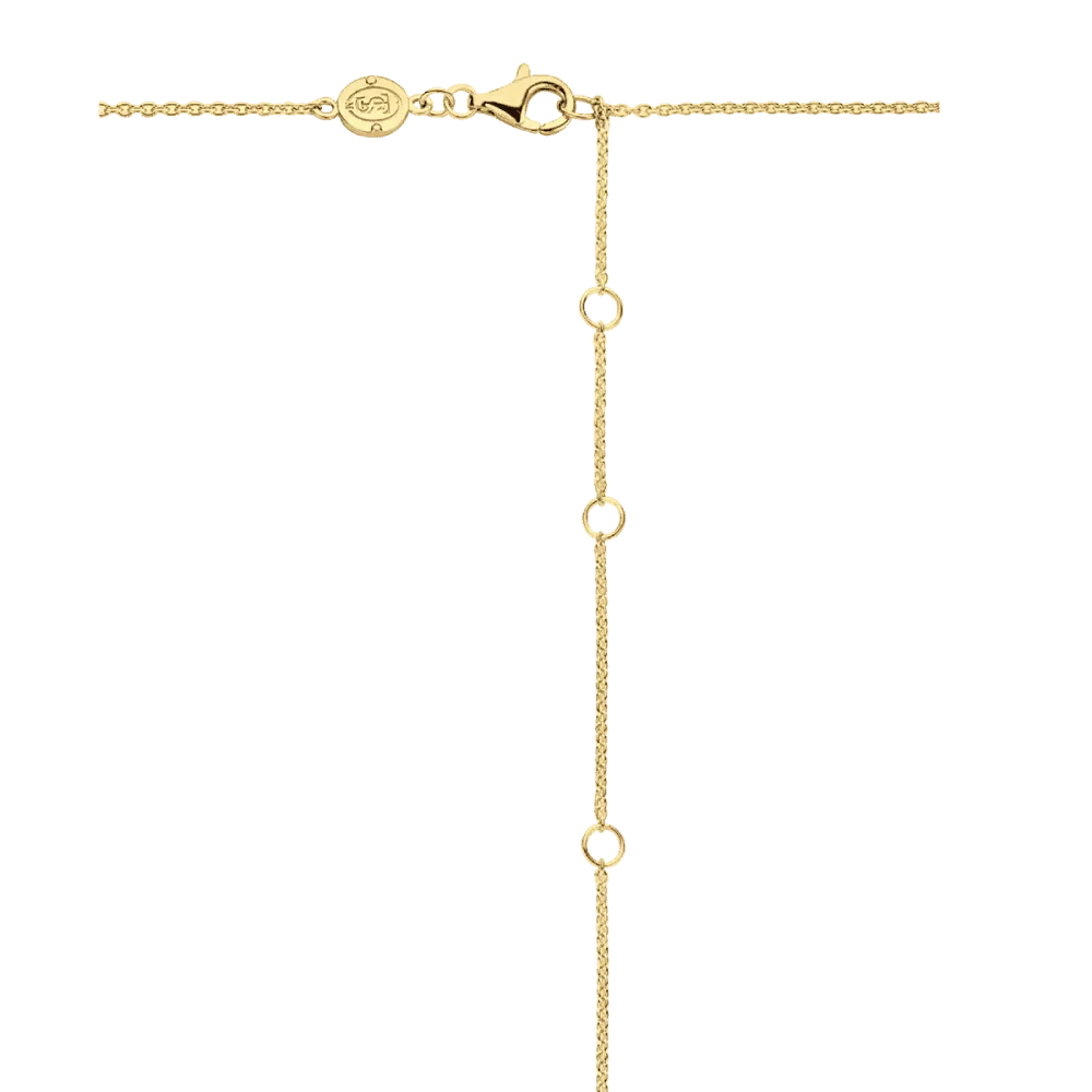 Milano CZ Necklace - Gold - 3978ZY/90