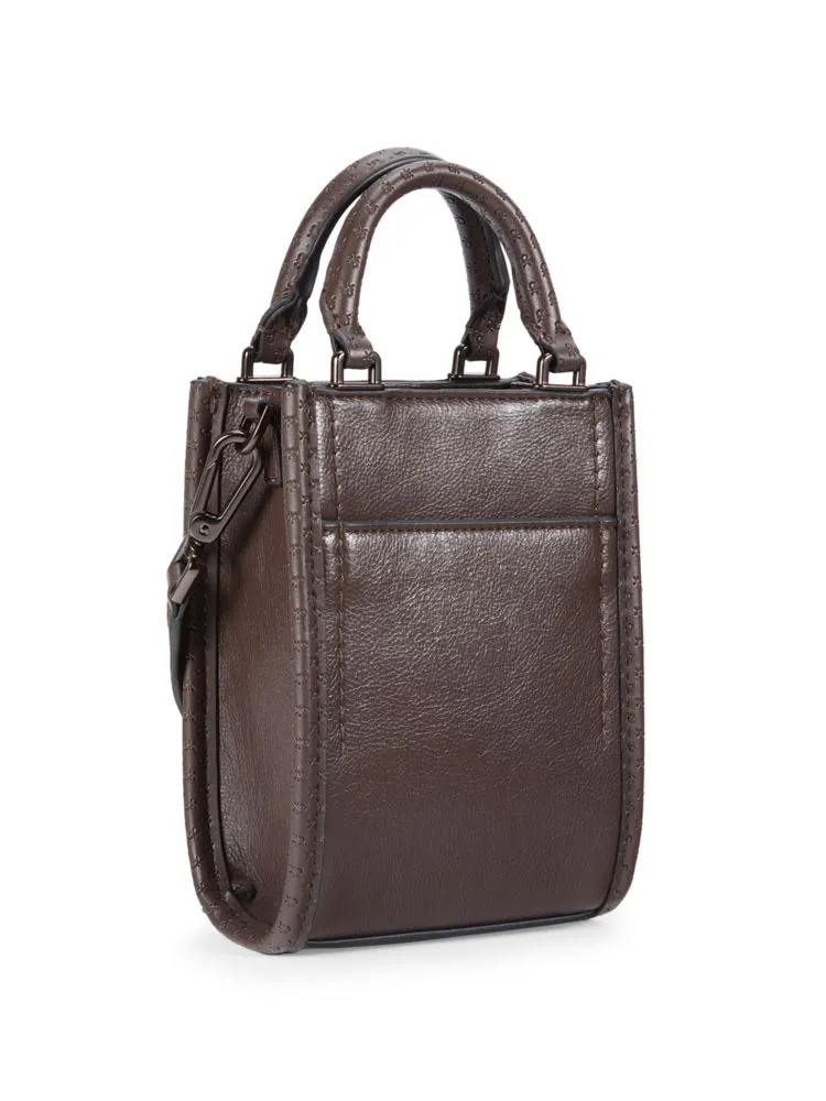 Moon Calvin Klein Crossbody Bag in Ruby Red