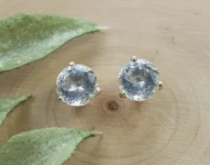 Moon Quartz Earrings, Genuine Untreated Brazilian Quartz; 2.430cts