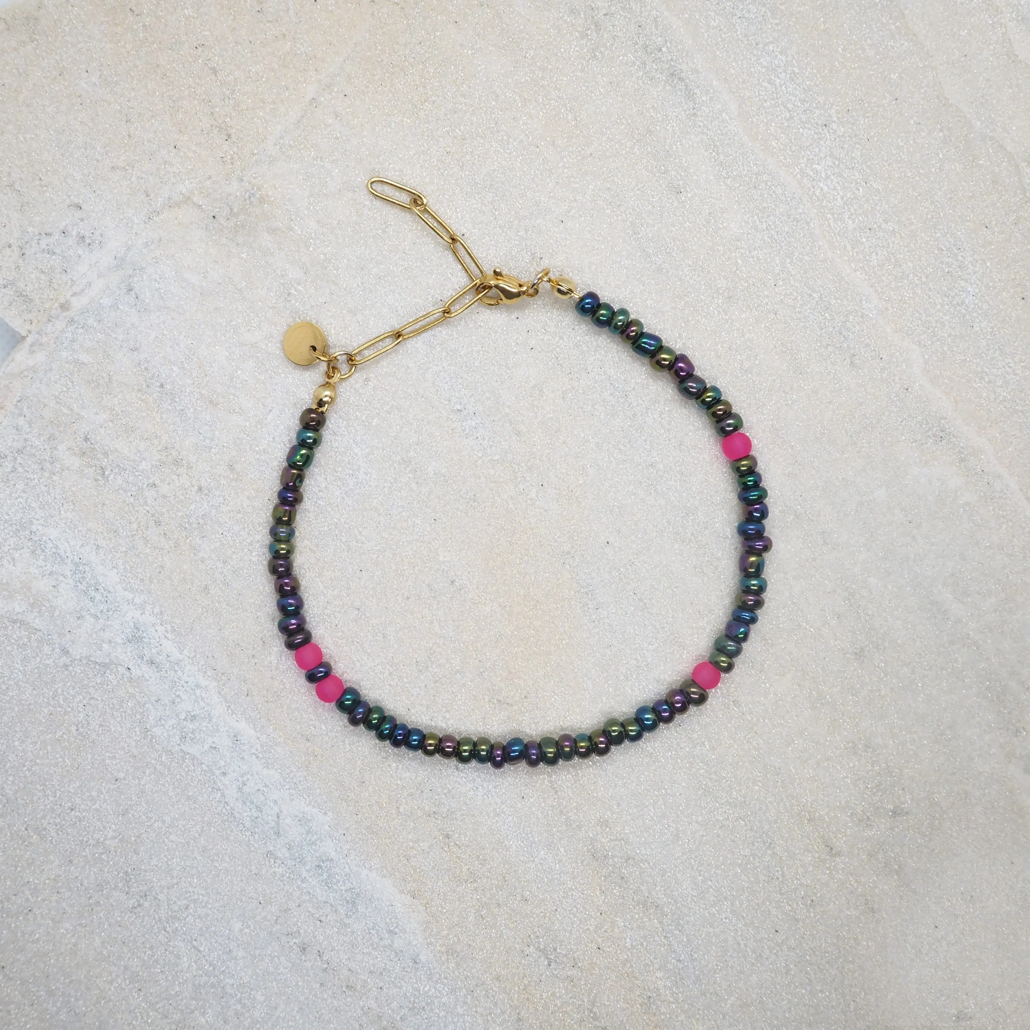 PINK PLANET ANKLET
