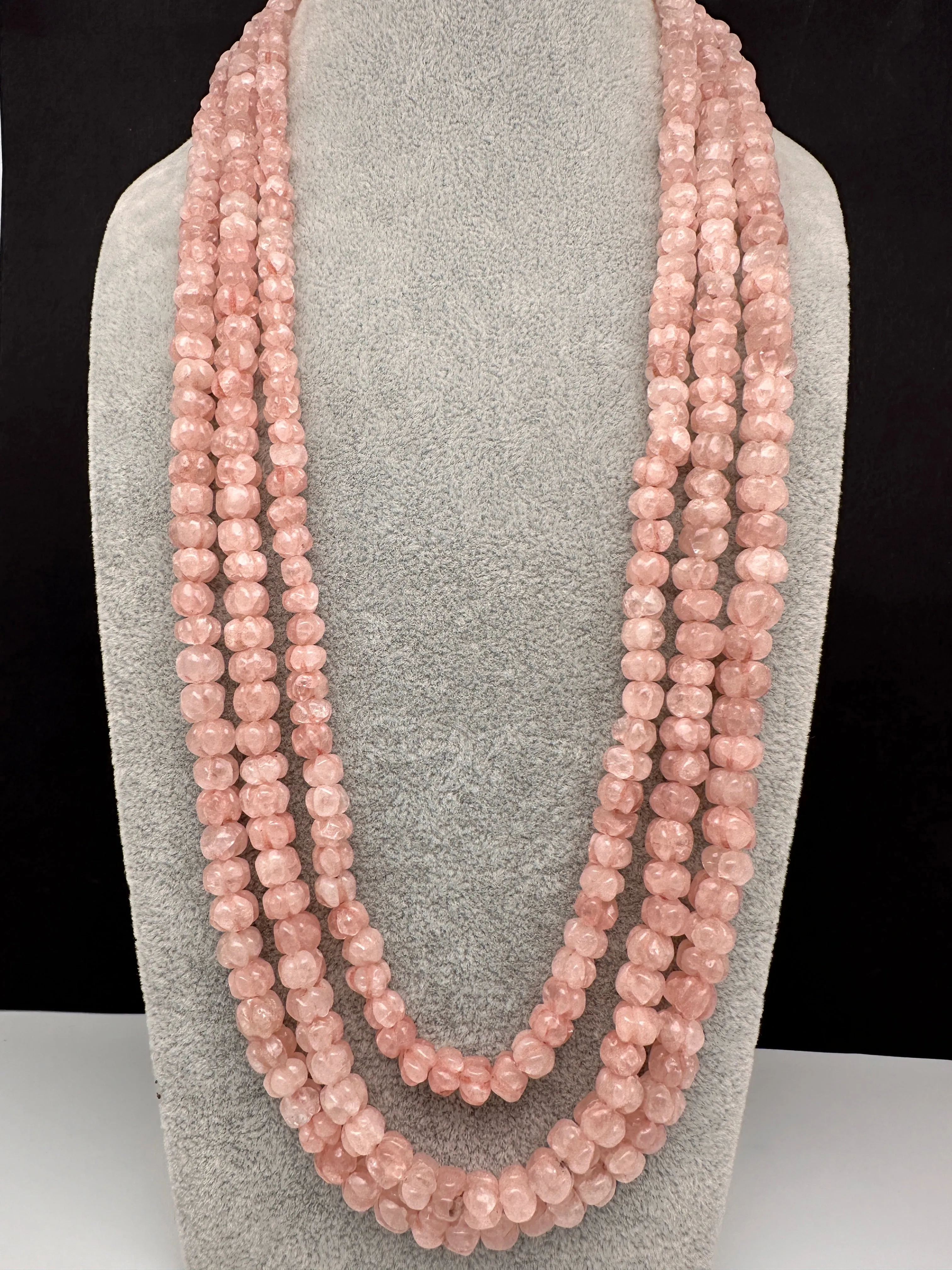 Pink pumpkin Beads