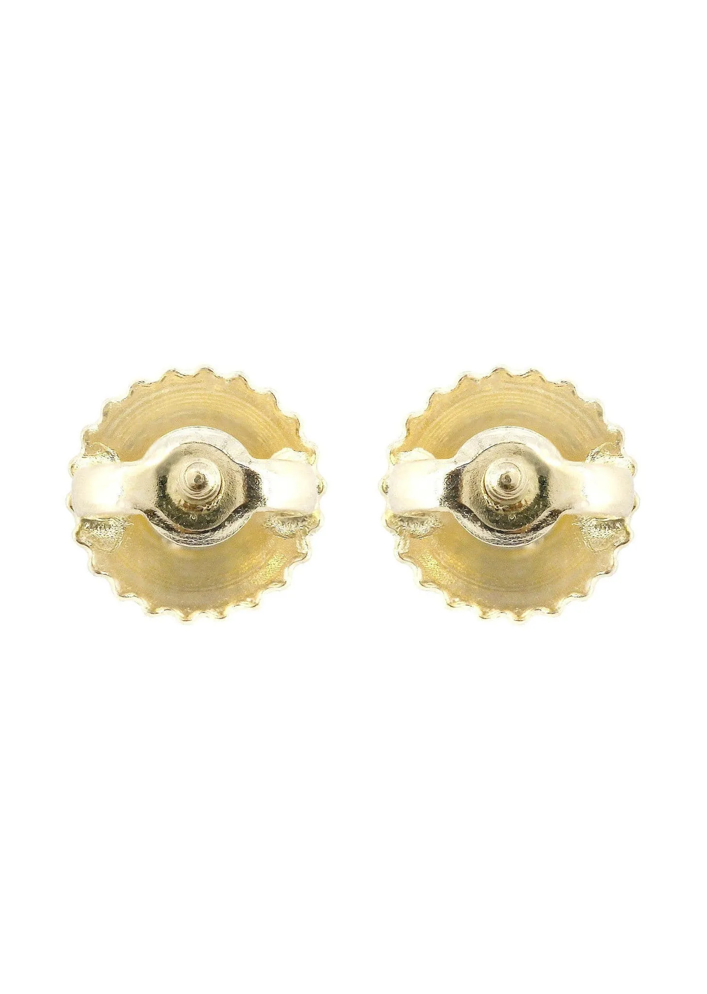 Princess Cut Diamond Stud Earrings For Men | 14K Yellow Gold | 0.97 Carats