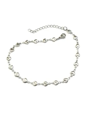Puffed Hearts Anklet