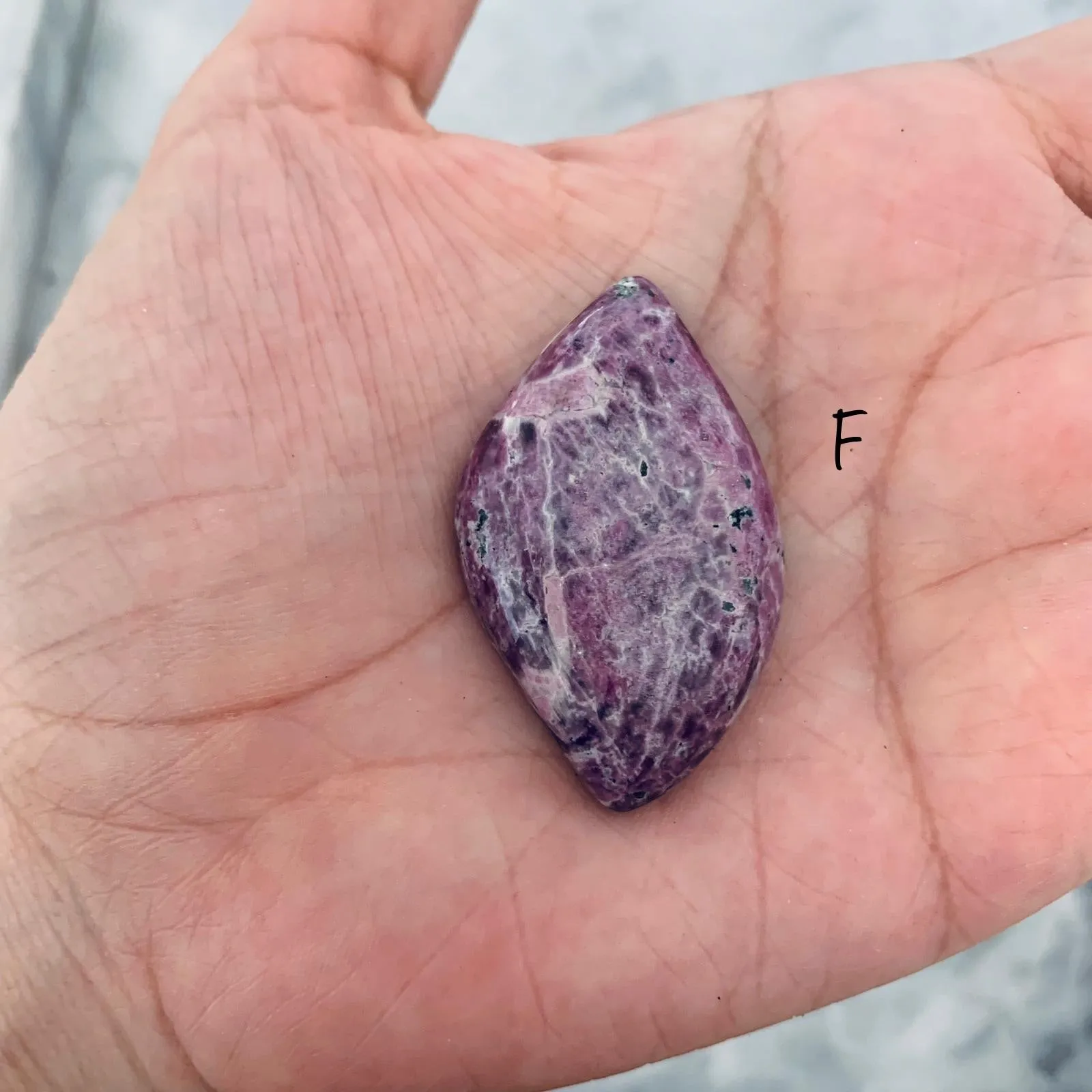 Purple Ruby Zoisite Cabochon