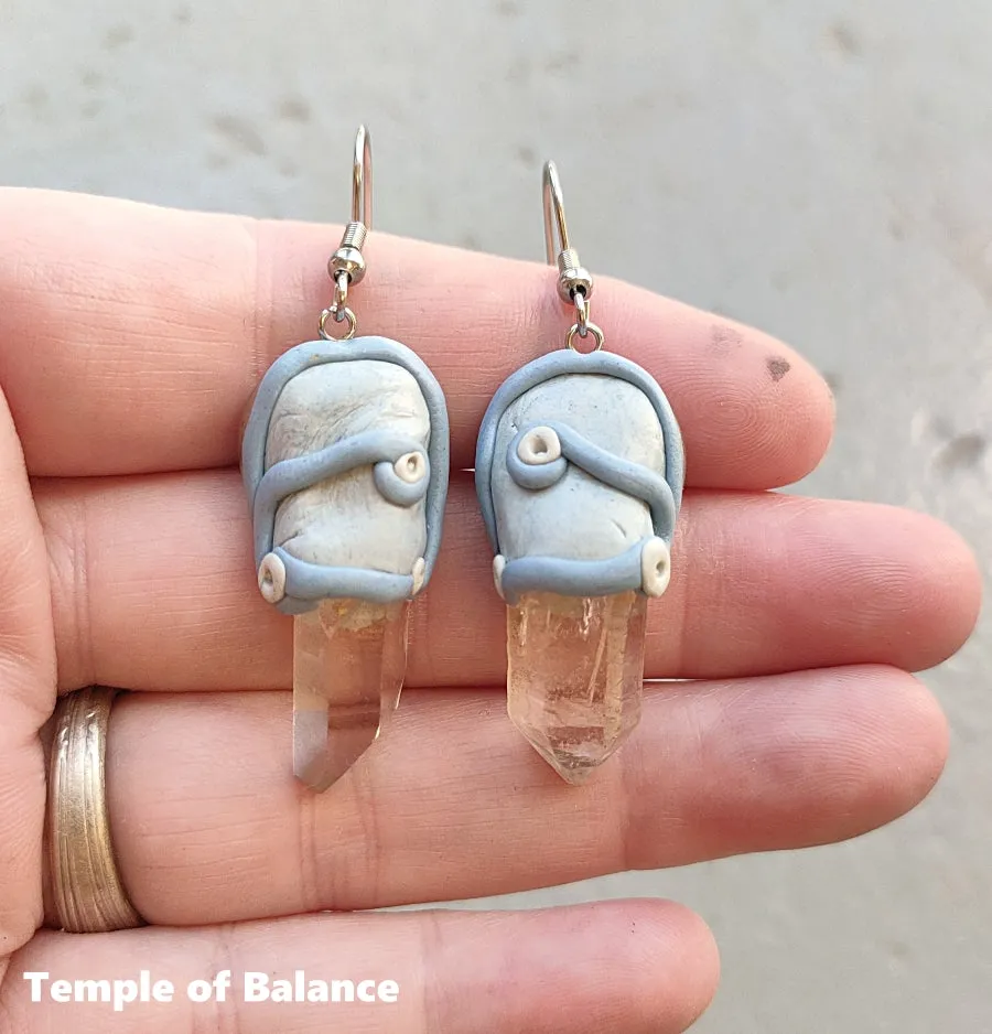 Quartz Box Set - Pendant & earrings