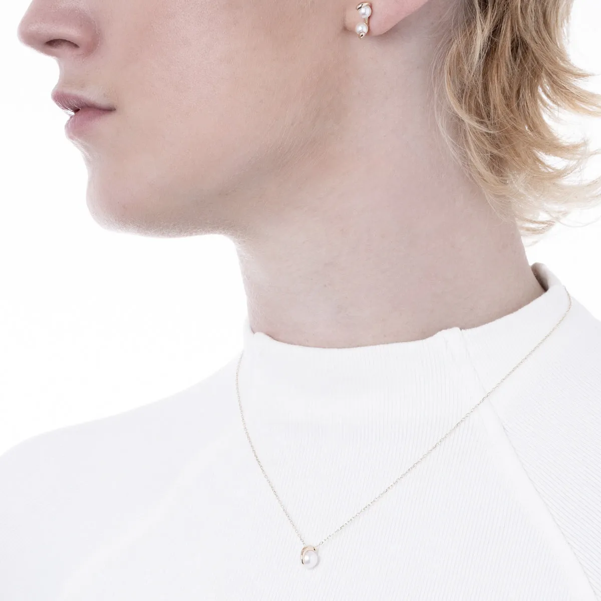 "Drosera"  Akoya Pearl Necklace