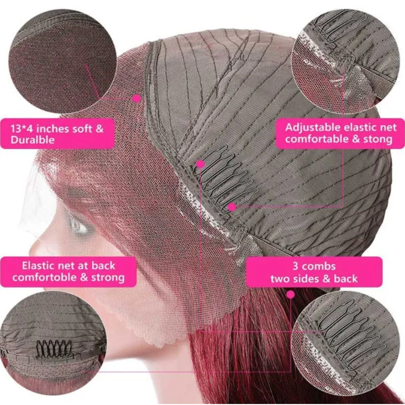 "Ruby"  13x4 100% Human hair wigs