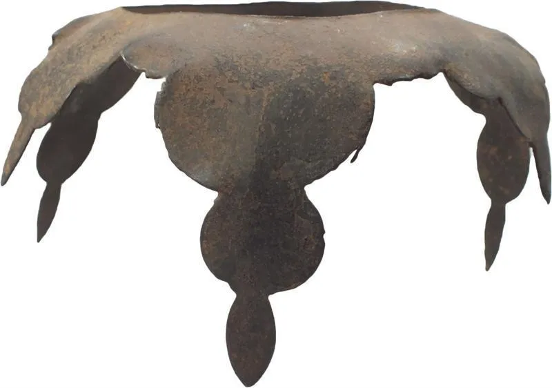 RARE ENGLISH CIVIL WAR ARMORED HAT LINER SECRETE