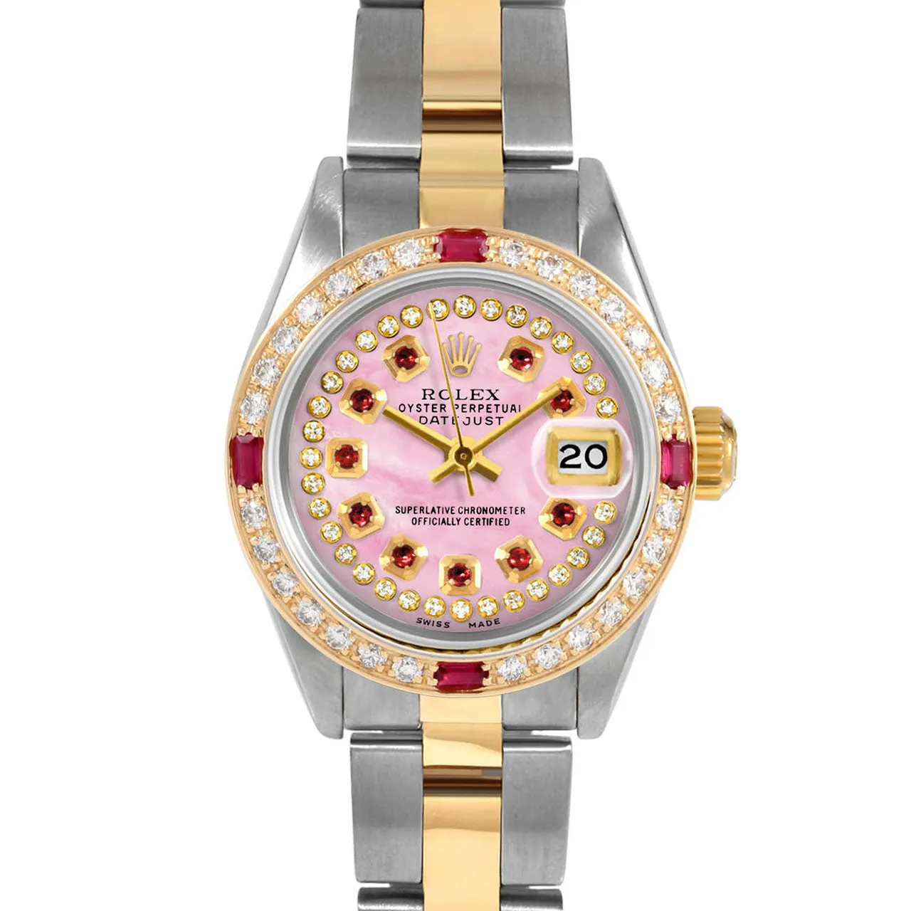 Rolex Datejust 26mm | 69173-PMOP-STRR-4RBY-OYS