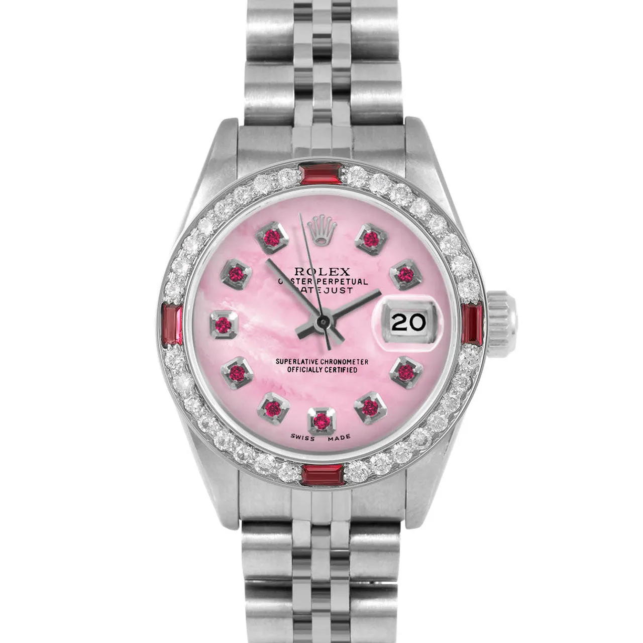 Rolex Datejust 26mm | 69174-PMOP-RBY-AM-4RBY-JBL