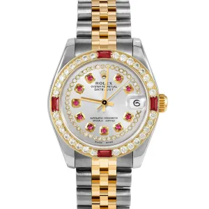 Rolex Datejust 31mm | 178273-SLV-STRR-4RBY-JBL