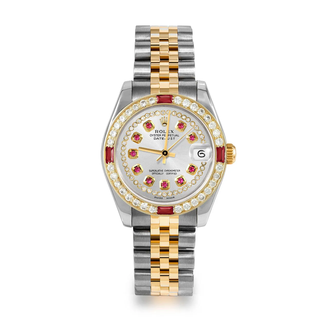 Rolex Datejust 31mm | 178273-SLV-STRR-4RBY-JBL