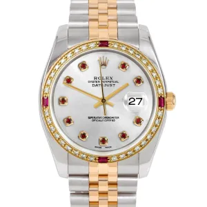Rolex Datejust 36mm | 116233-SLV-RBY-AM-4RBY-JBL