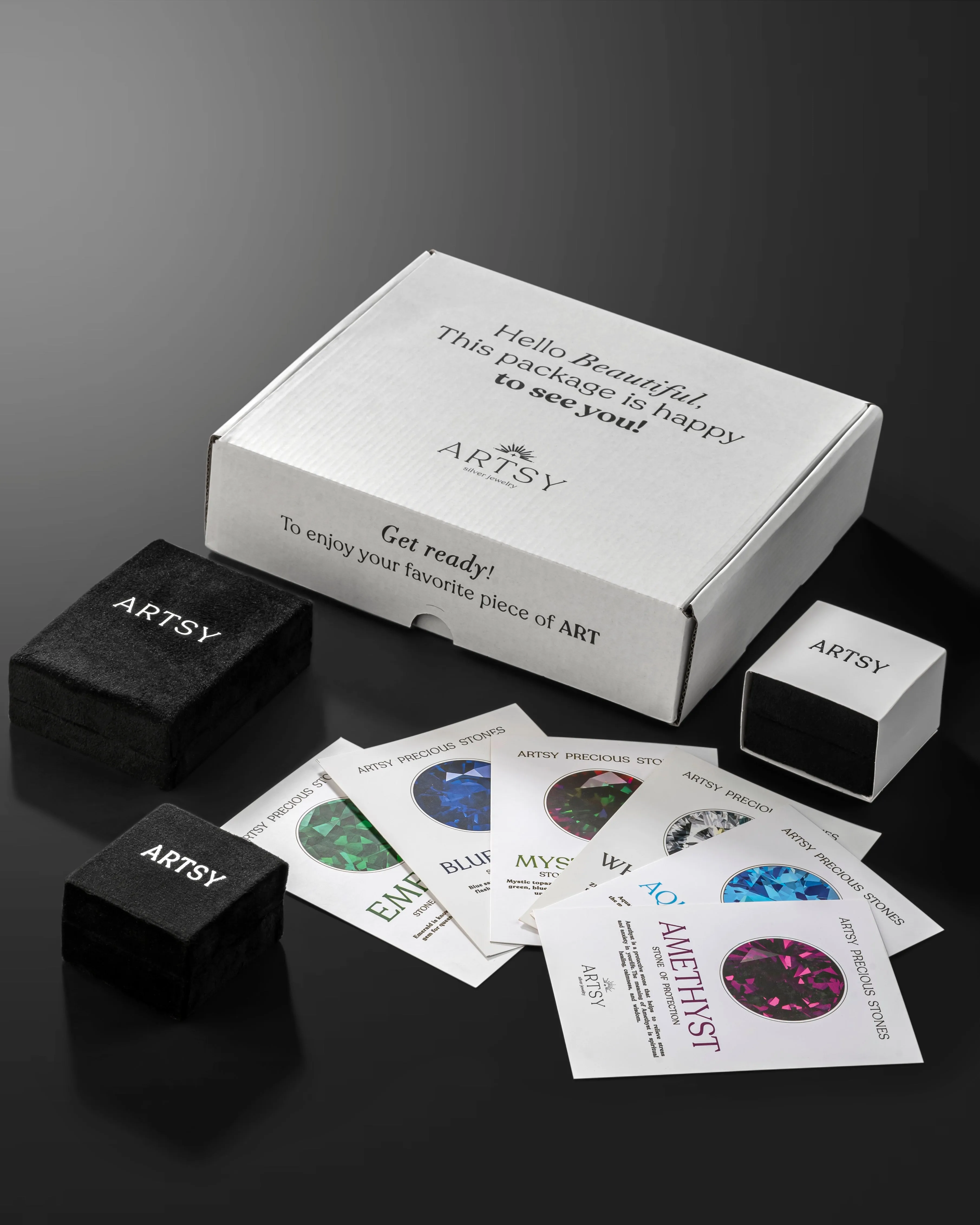 Round Zircon Statement Band