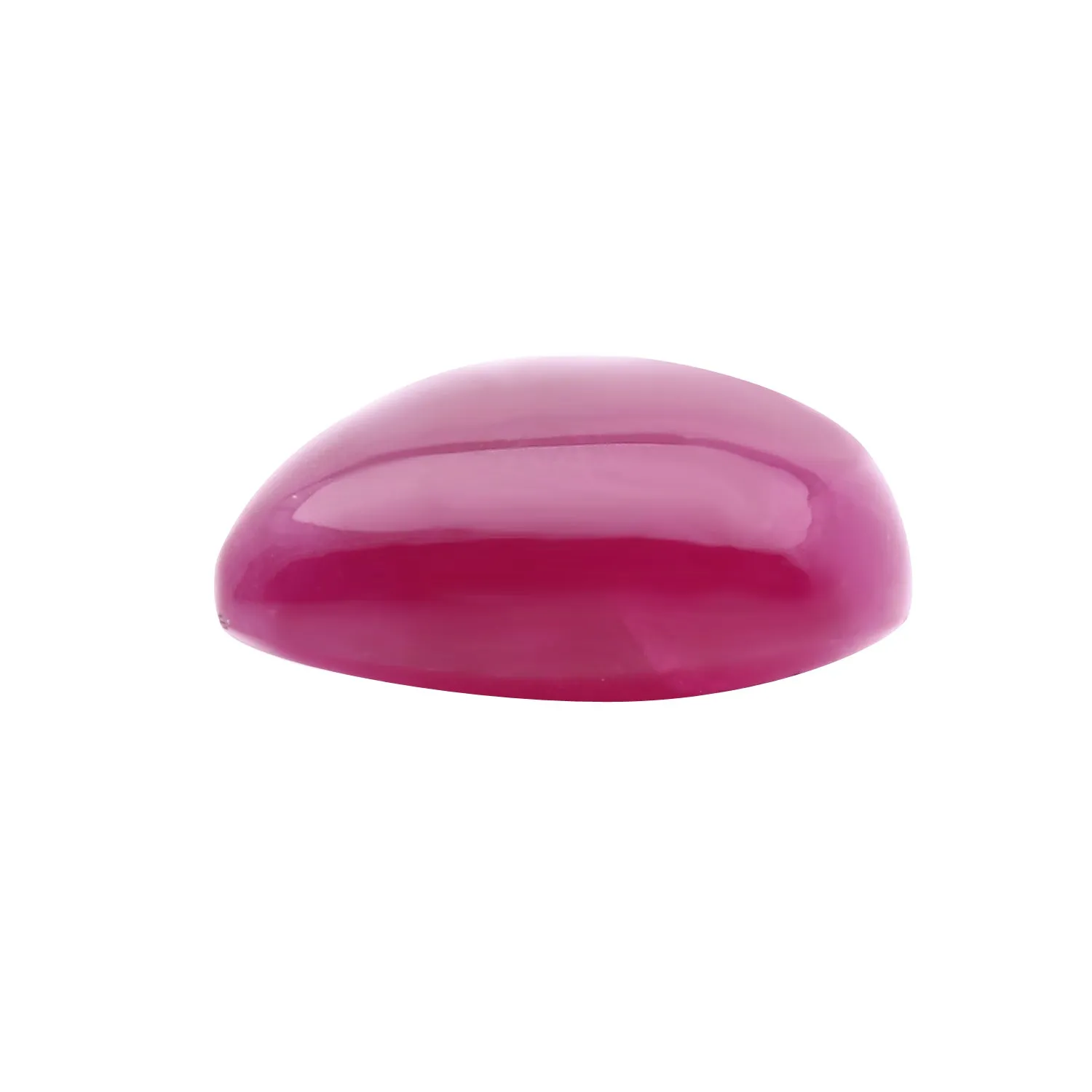Ruby 11.6X12.5 MM Pear Heart Cab 7.35 Cts.