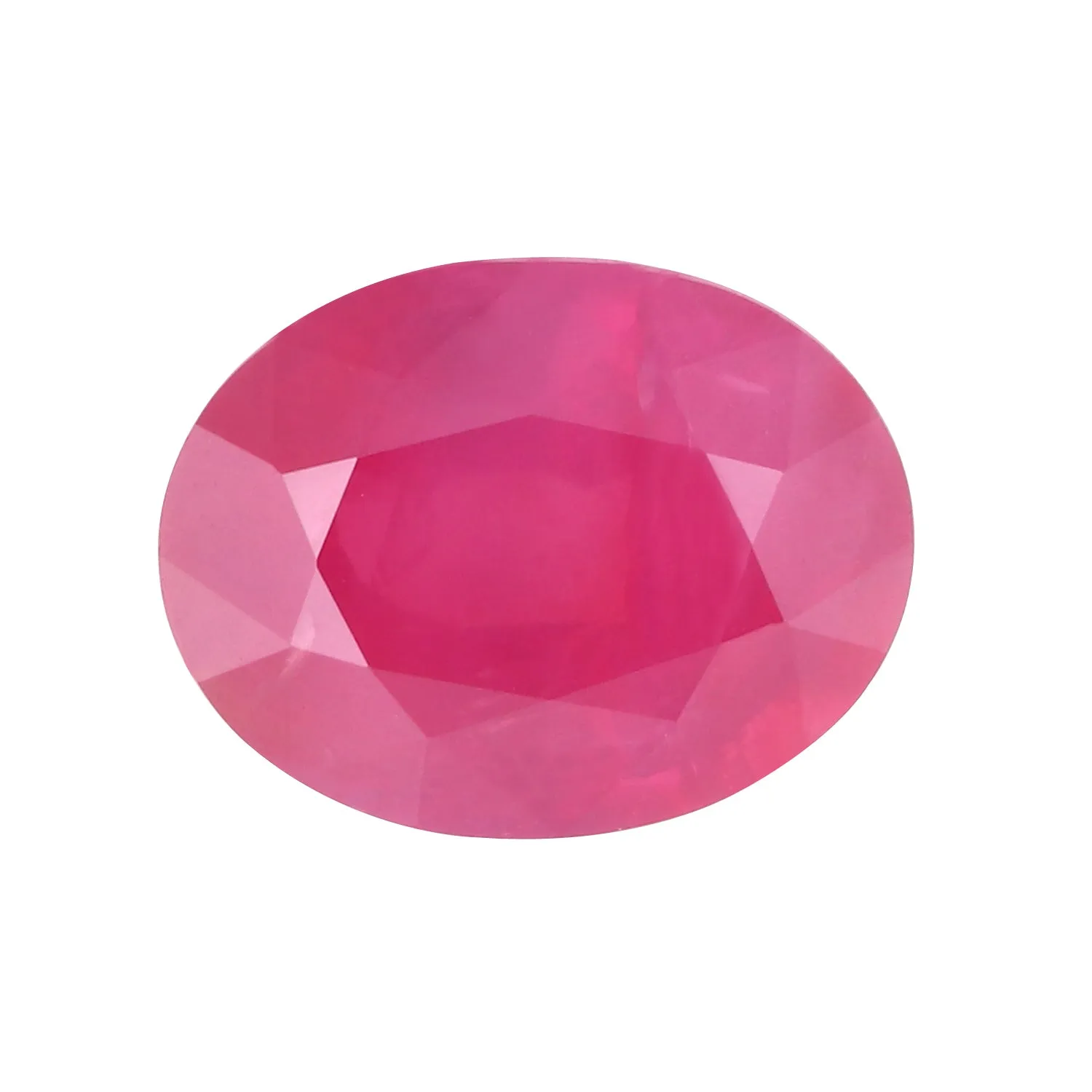 Ruby 9.52X7.36 MM Cut Oval 3.03 Cts.