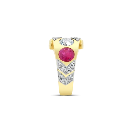 Ruby & Diamond Estate Ring