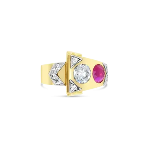 Ruby & Diamond Estate Ring