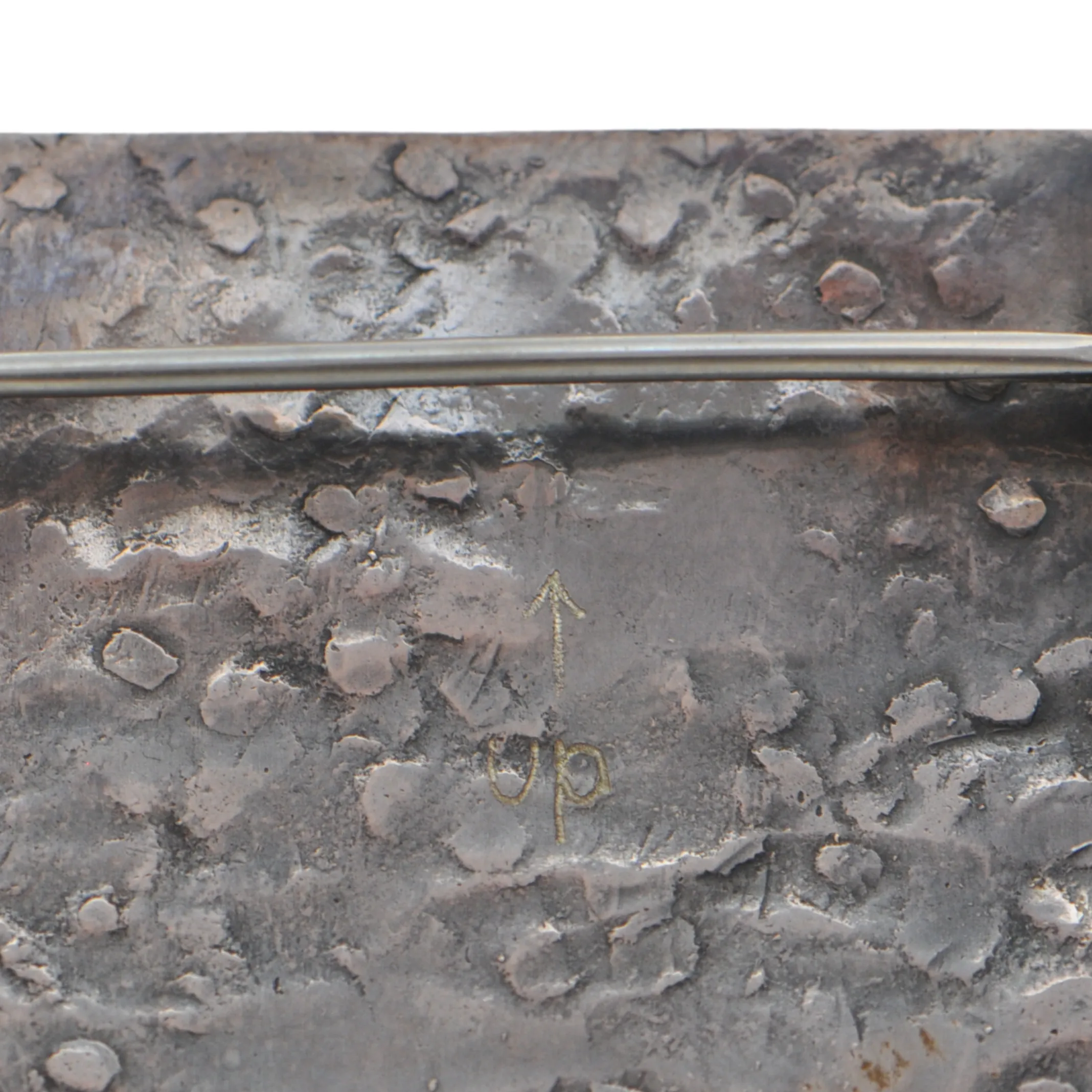 Signed 'Walter Schluep' Sterling Silver Brooch 1973
