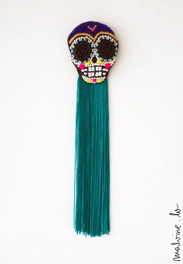 Small Sugarskull   fringe
