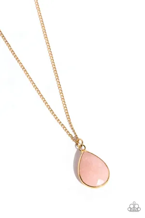 Sparkling Stones - Pink Necklace - Paparazzi Accessories