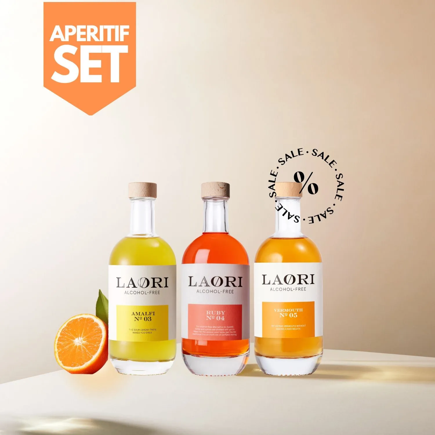 SPRITZ SET MIT AMALFI, RUBY, VERMOUTH
