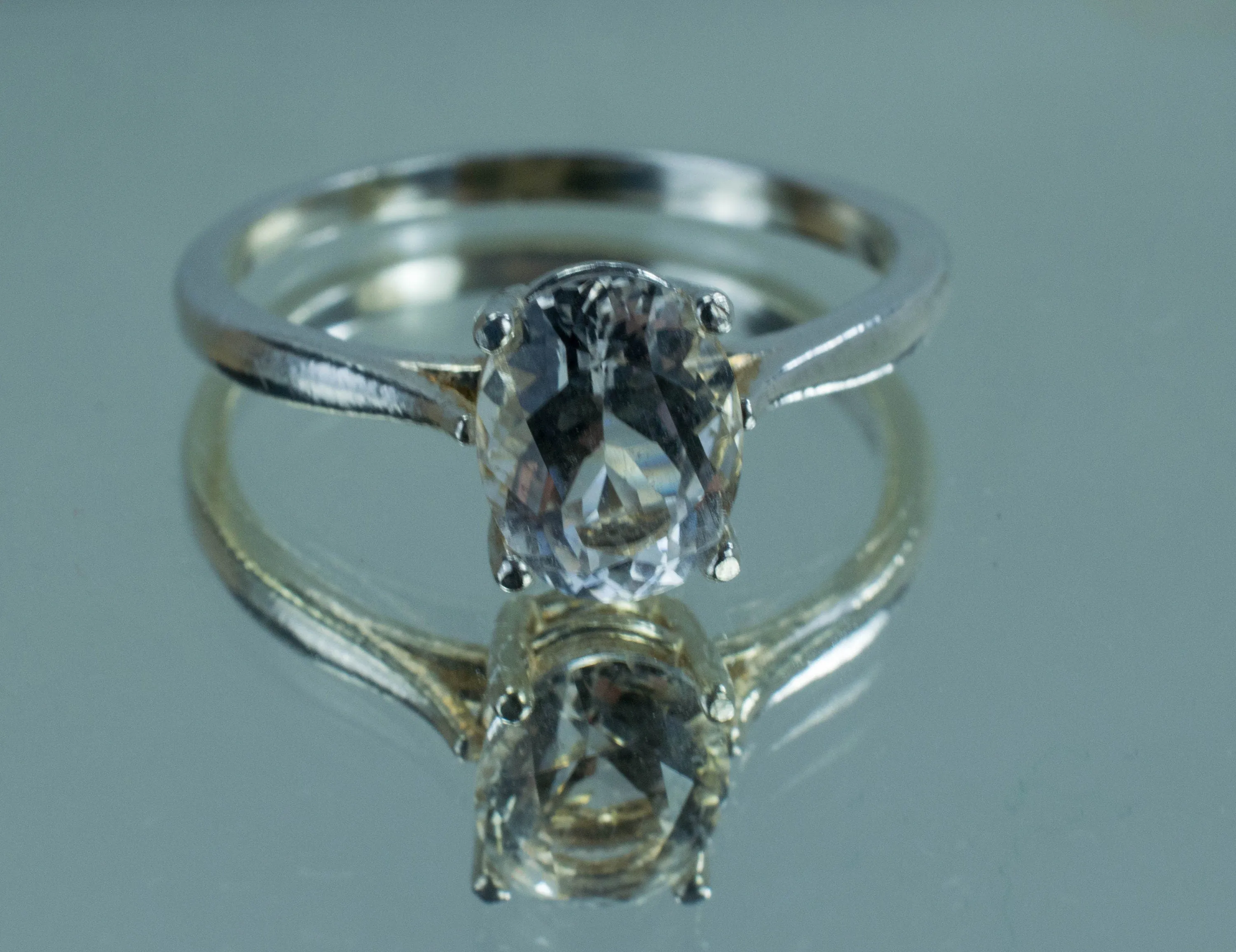Tanzanian Quartz Ring, Natural Untreated Mondo Quartz