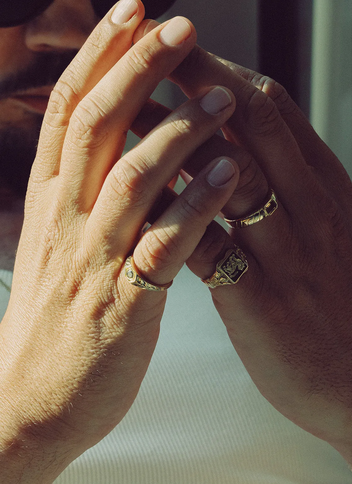 The gent bruce citrine ring 14k gold