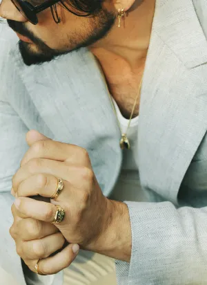 The gent bruce citrine ring 14k gold