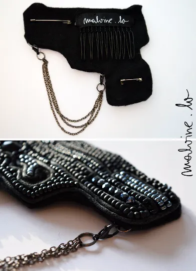 The Tin Soldier -  Gun statement Brooch