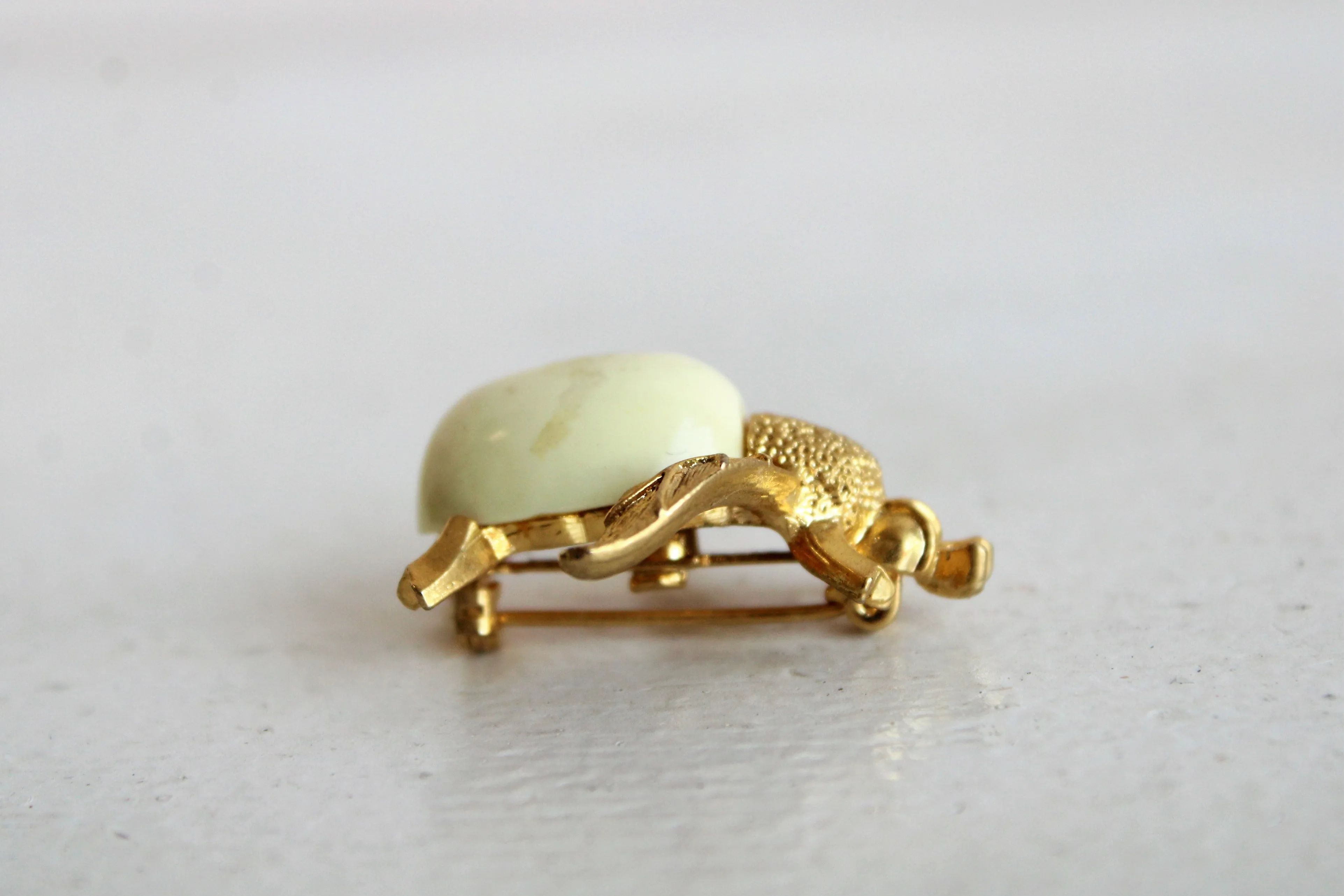 Vintage Bumble Bee or Beetle Brooch