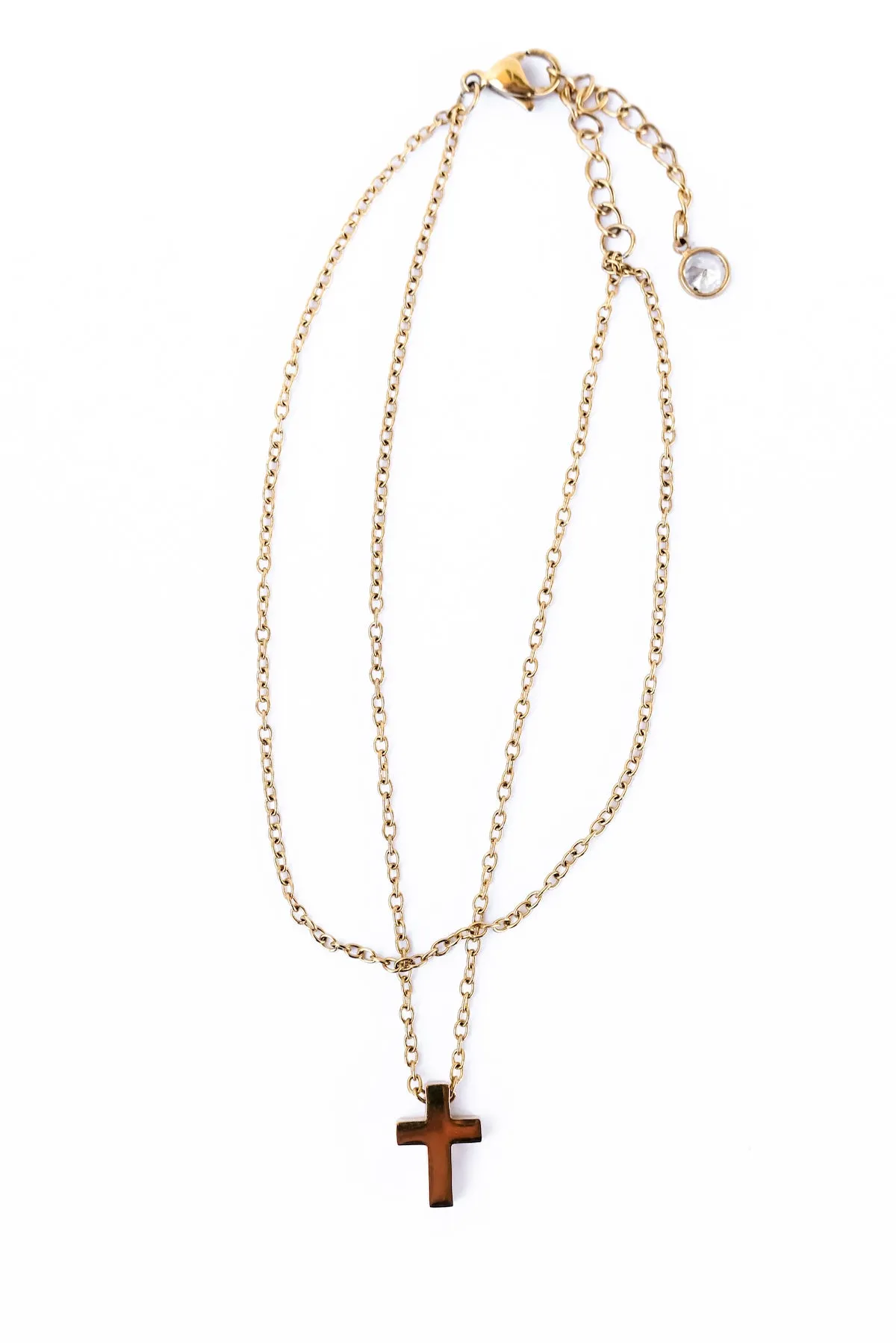 Walk in Faith Double Layer Anklet