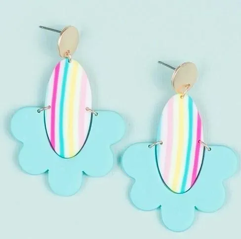 Wallace Stripe Earring