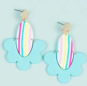 Wallace Stripe Earring